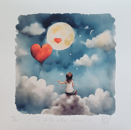 Grafica di Gloria Lee "Tu dillo alla luna"