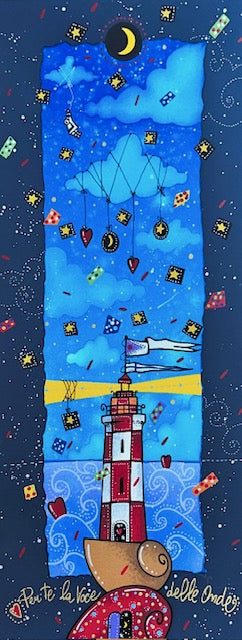 Grafica di Andrea Agostini 'Per te la voce delle onde'