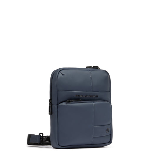 Borsello porta iPad®mini in tessuto gommato con sistema RFID Piquadro (disponibile in diversi colori)
