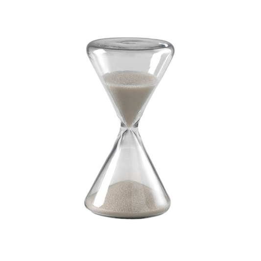 Clessidra conica in vetro da 5 minuti