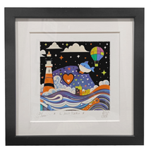 Carica l'immagine nel visualizzatore di Gallery, Grafica incorniciata di Gloria Lee "Il mio faro"