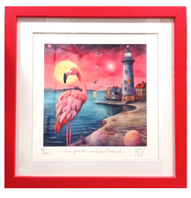 Carica l'immagine nel visualizzatore di Gallery, Grafica incorniciata di Gloria Lee "Un giorno indimenticabile"