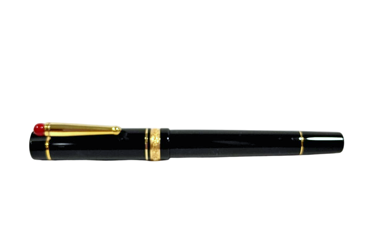 Penna stilografica con cornetto scaramantico "Wè Smorfia Gold" edizione numerata Delta