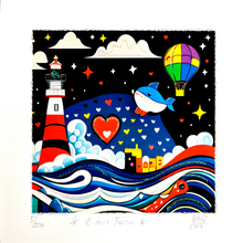 Carica l'immagine nel visualizzatore di Gallery, Grafica incorniciata di Gloria Lee "Il mio faro"