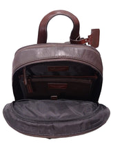 Carica l'immagine nel visualizzatore di Gallery, Zaino portacomputer 14" in pelle con astuccio rimovibile "Medium New York" A.G. Spalding & Bros