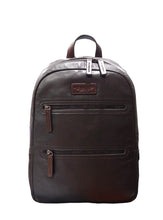 Carica l'immagine nel visualizzatore di Gallery, Zaino portacomputer 14" in pelle con astuccio rimovibile "Medium New York" A.G. Spalding & Bros testa di moroZaino portacomputer 15.6" in pelle con astuccio rimovibile "Large New York" A.G. Spalding & Bros testa di moro