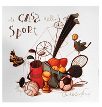Carica l'immagine nel visualizzatore di Gallery, Grafica di Federica Porro "La casa dello sport"