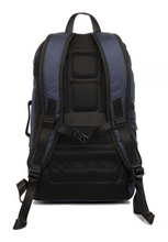 Carica l'immagine nel visualizzatore di Gallery, Zaino portacomputer 17" in tessuto tecnico con sacca porta abiti e cinghia pettorale " Club " HEAD blu