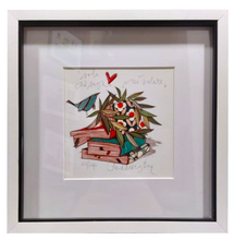 Carica l'immagine nel visualizzatore di Gallery, Grafica incorniciata di Federica Porro: "Solo chi sogna può volare"