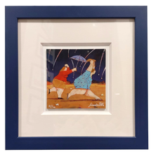 Carica l'immagine nel visualizzatore di Gallery, Grafica incorniciata di Lisandro Rota "Piovono desideri"