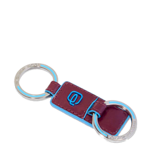 Carica l'immagine nel visualizzatore di Gallery, Portachiavi con due anelle in pelle Bluesquare Piquadro (disponibile in diversi colori)