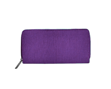 Carica l'immagine nel visualizzatore di Gallery, Portafogli donna in pelle a soffietto con zip InTempo (disponibile in diversi colori)