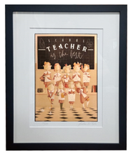 Carica l'immagine nel visualizzatore di Gallery, Grafica incorniciata di Giulia del Mastio: "School Teacher"