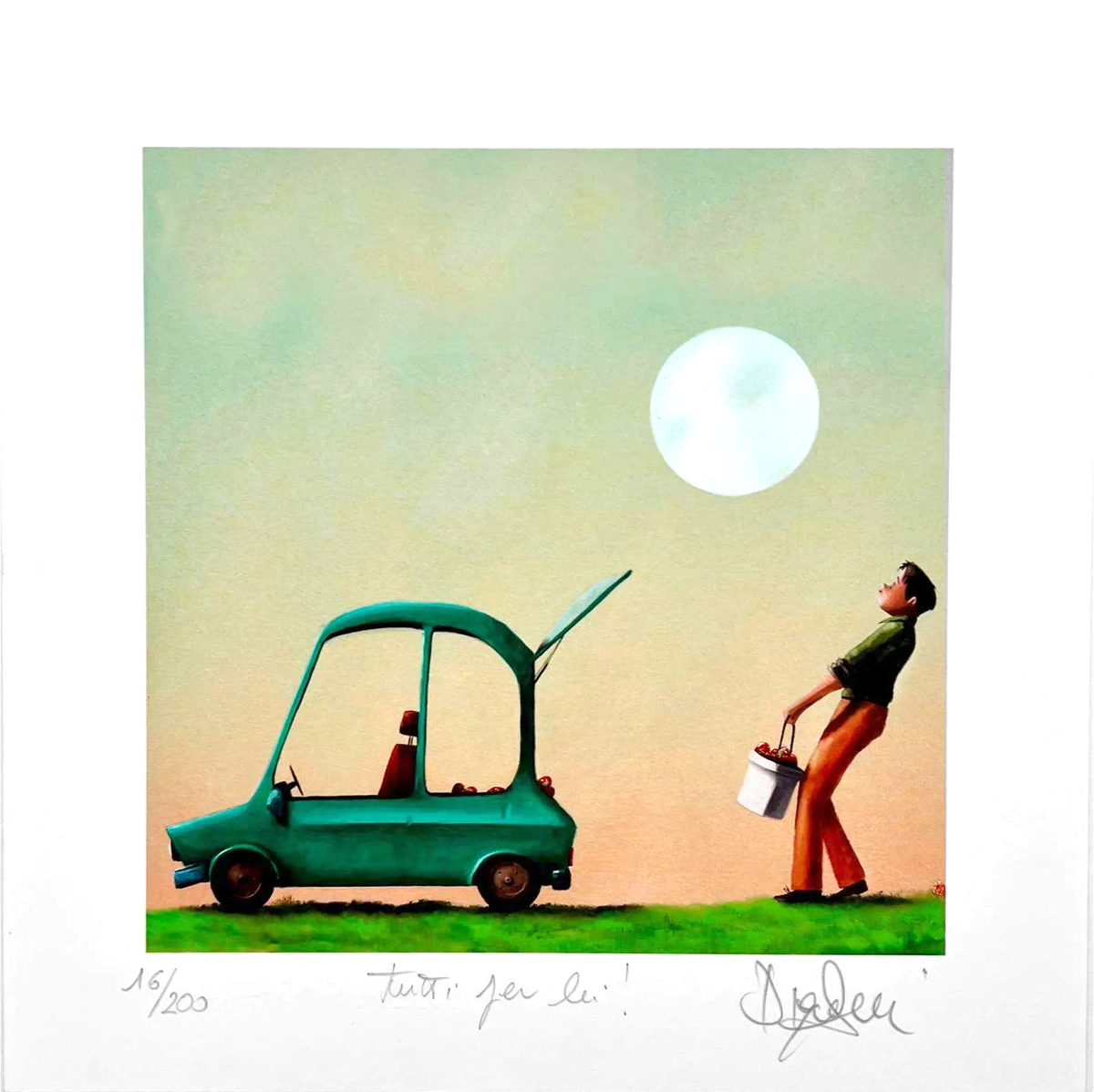 Grafica di Diego Santini "Tutti per lei!"