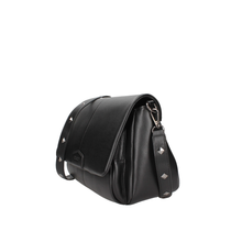 Carica l'immagine nel visualizzatore di Gallery, Borsa a tracolla in ecopelle con tracolla borchiata "CULT"