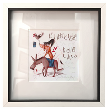 Carica l'immagine nel visualizzatore di Gallery, Grafica incorniciata di Federica Porro: "L'amicizia è la più bella casa dove abitare"