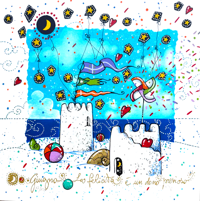 Grafica di Andrea Agostini 'Giugno' Nuova edizione
