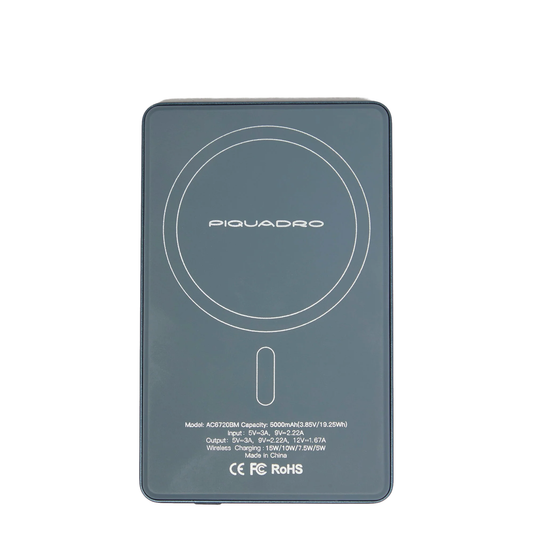 Power bank MagSafe da 5000 mAh ultra sottile Piquadro
