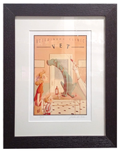 Carica l'immagine nel visualizzatore di Gallery, Grafica incorniciata di Giulia del Mastio: "Vet"