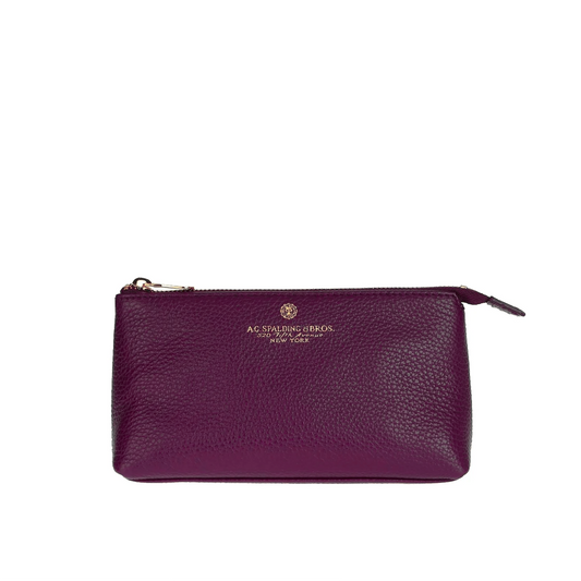 Pochette in pelle Tiffany A. G. Spalding & Bros viola