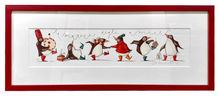 Carica l'immagine nel visualizzatore di Gallery, Grafica incorniciata di Federica Porro "La marcia degli amici"