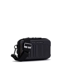 Carica l'immagine nel visualizzatore di Gallery, Beauty rigido con tracolla crossbody "Personal case PQ-Light" nero opaco