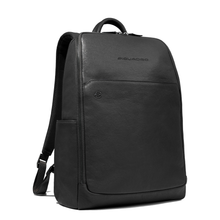 Carica l'immagine nel visualizzatore di Gallery, Zaino porta pc 14"in pelle "Black Square" Piquadro