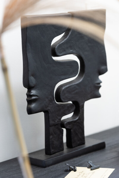 Scultura in alluminio "Tu mi completi"
