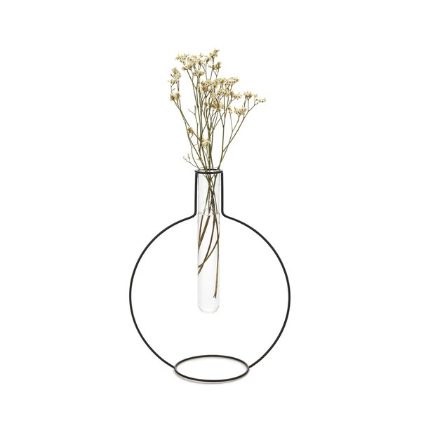 Vaso silhouette con provetta in vetro xl