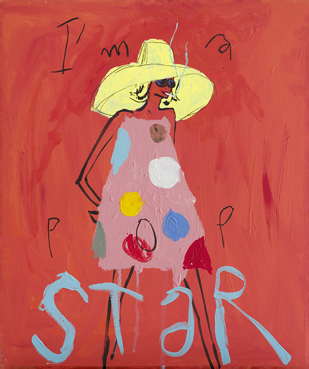 Grafica incorniciata di Vincent Alran "I'm a PopStar"