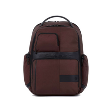 Carica l'immagine nel visualizzatore di Gallery, Zaino portacomputer fastcheck 15,6" in tessuto e pelle "Wollem Bagmotic" Piquadro (disponibile in cinque colori)