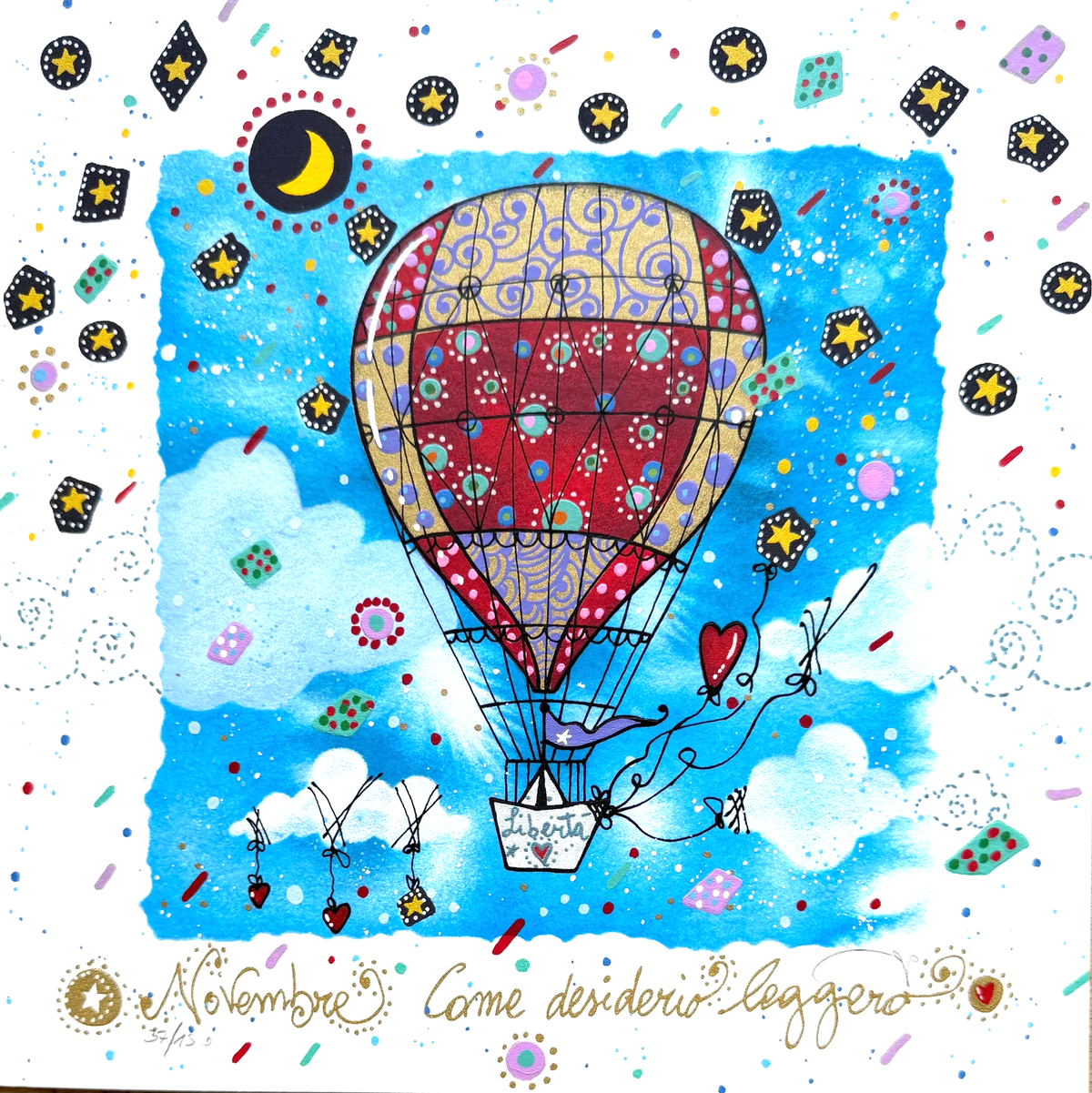 Grafica di Andrea Agostini 'Novembre' Nuova edizione