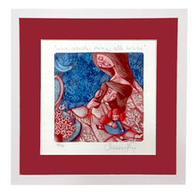 Carica l'immagine nel visualizzatore di Gallery, Grafica incorniciata di Federica Porro "Una coccola prima della nanna"