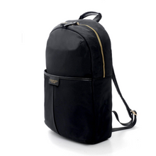 Carica l'immagine nel visualizzatore di Gallery, Zaino porta computer 14" in tessuto e pelle stampa rettile "Sarah" A.G. Spalding & Bros nero