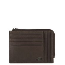 Carica l'immagine nel visualizzatore di Gallery, Bustina portamonete, documenti e carte di credito in pelle Blacksquare Piquadro
