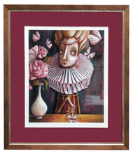 Carica l'immagine nel visualizzatore di Gallery, Grafica incorniciata di Giulia del Mastio: "La Signora delle Farfalle"