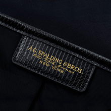 Carica l'immagine nel visualizzatore di Gallery, Zaino porta computer 14" in tessuto e pelle stampa rettile "Sarah" A.G. Spalding & Bros nero