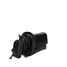 Carica l'immagine nel visualizzatore di Gallery, Borsa baguette multipochette in ecopelle effetto imbottito "Cult"
