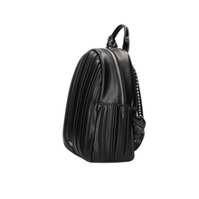 Carica l'immagine nel visualizzatore di Gallery, Zainetto da passeggio in ecopelle plissè con fiocco borchiato "Cult"