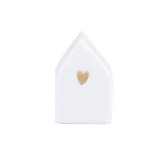 Casetta in ceramica con scatolina in legno "Home sweet home"