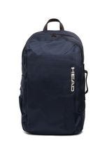 Carica l'immagine nel visualizzatore di Gallery, Zaino portacomputer 17" in tessuto tecnico con sacca porta abiti e cinghia pettorale " Club " HEAD blu
