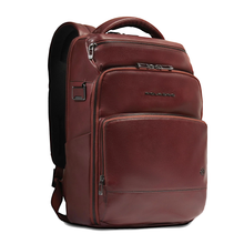 Carica l'immagine nel visualizzatore di Gallery, Zaino portacomputer 14" in pelle Piquadro (disponibile in diversi colori)
