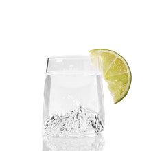 Carica l'immagine nel visualizzatore di Gallery, Set quattro bicchieri da shot "Topographic: Mont Blanc, Pic du Midi, Everest, Mattehorn"