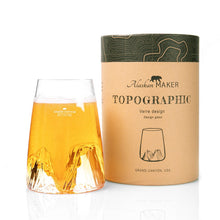 Carica l'immagine nel visualizzatore di Gallery, Bicchiere da long drink o birra "Topographic: Grand Canyon"