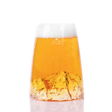 Carica l'immagine nel visualizzatore di Gallery, Bicchiere da long drink o birra "Topographic: Mont Blanc"