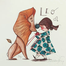 Carica l'immagine nel visualizzatore di Gallery, Grafica di Federica Porro "Leone" (lui/lei)