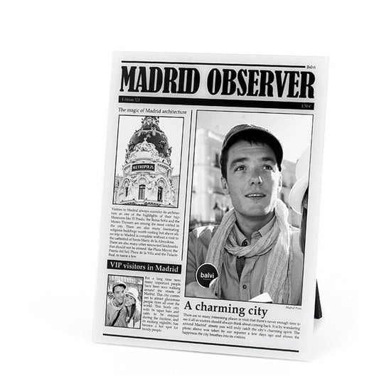 Portafoto in acrilico "Madrid Observer"