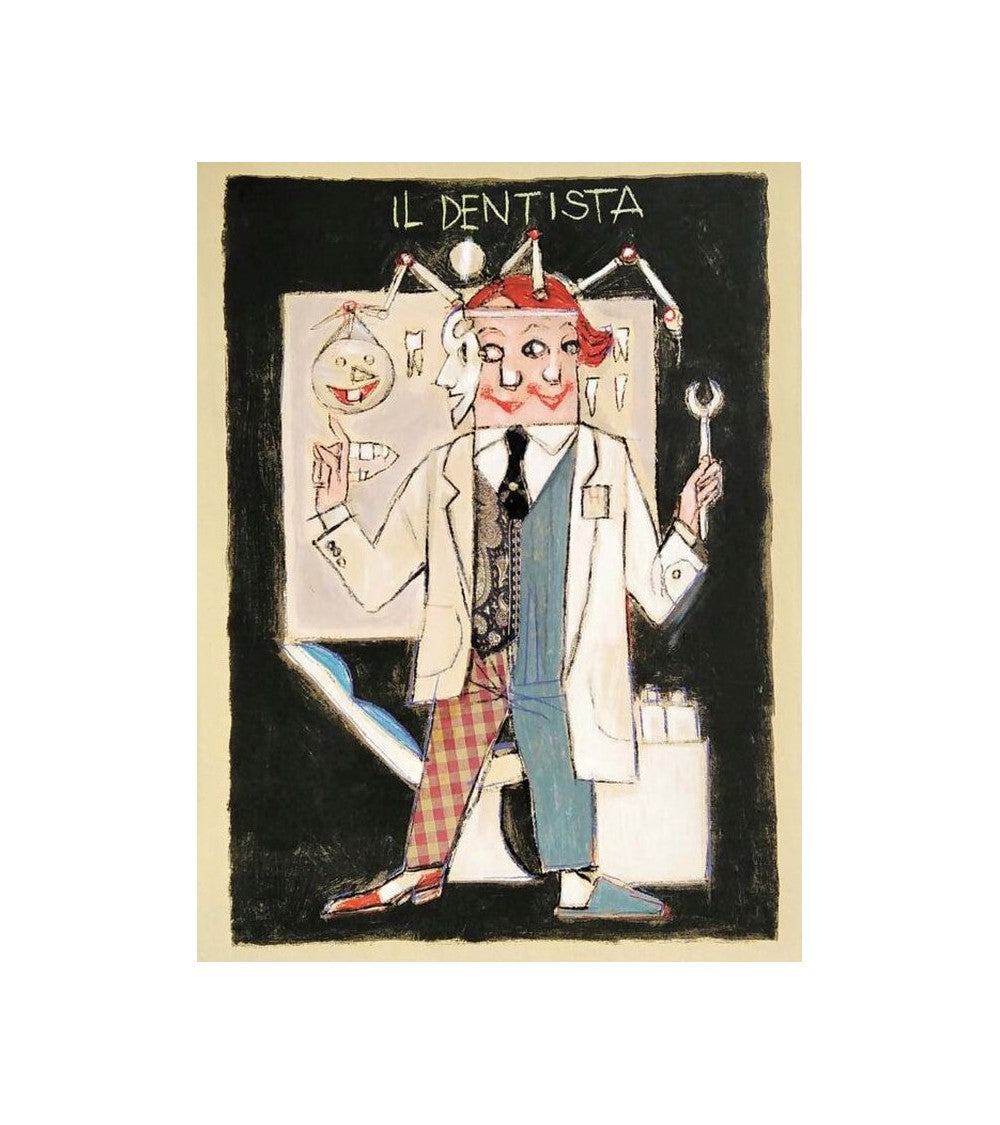 Grafica di Paolo Fresu "Il Dentista"