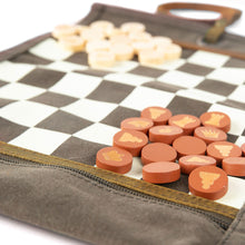 Carica l'immagine nel visualizzatore di Gallery, Scacchiera di viaggio: "Rook"