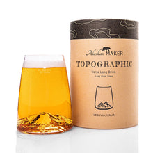 Carica l'immagine nel visualizzatore di Gallery, Bicchiere da long drink o birra "Topographic: Vesuvio"